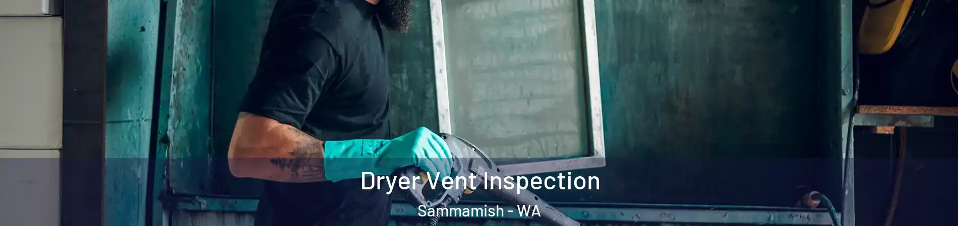  Dryer Vent Inspection Sammamish - WA