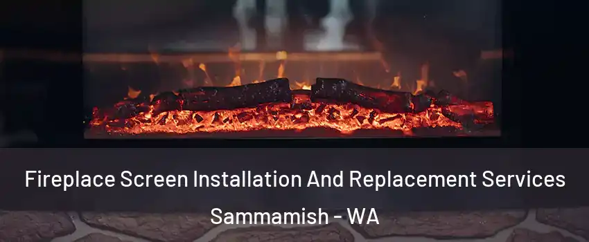  Fireplace Screen Installation And Replacement Services Sammamish - WA