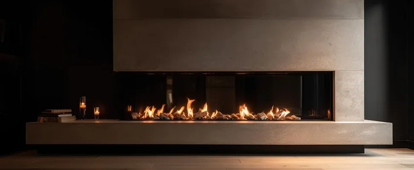 Gas Fireplace Ember Bed Design Services in Sammamish, Washington