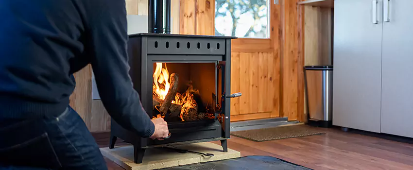 Open Hearth Wood Fireplace Installation in Sammamish, WA