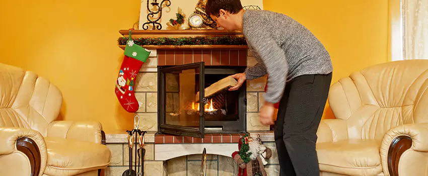 Rusted Metal Fireplace Restoration in Sammamish, Washington