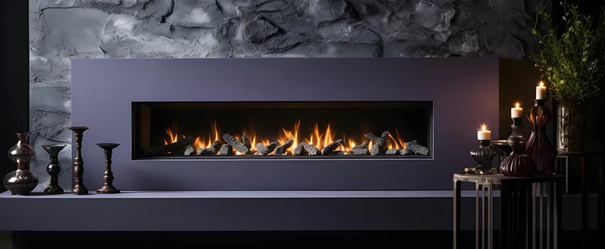 Ember Bed for Ventless Gas Fireplace in Sammamish, WA