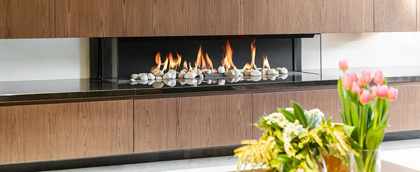 Double-height Fireplace Design Refurbishment in Sammamish, Washington